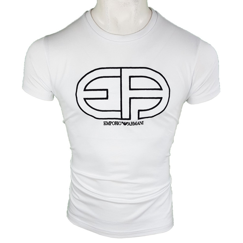 Camiseta Emporio Armani Hombre Blanca Ref.6405
