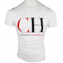 Camiseta Carolina Herrera Hombre Blanca Ref.00612