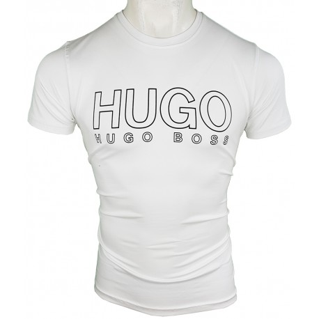 Camiseta Hugo Boss Hombre Blanca Ref.9302