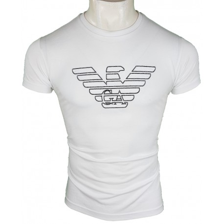 Camiseta Emporio Armani Hombre Blanca Ref.6480