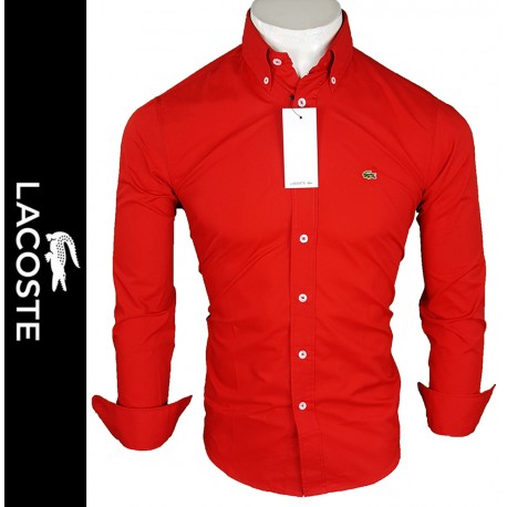 Camisa Lac. Hombre Roja Ref.12052