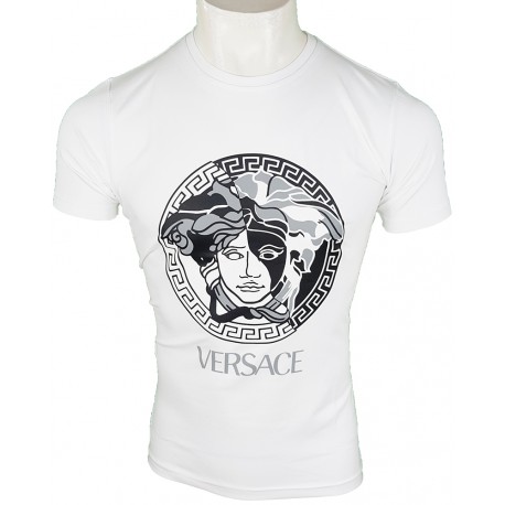 Camiseta Versace Hombre Blanca Ref.140034