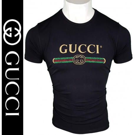 Camiseta Gu. Hombre Negra Ref.78013