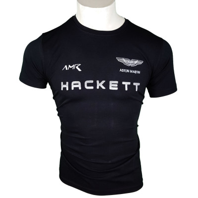 Camiseta Hackett London Hombre Negra Ref.10593