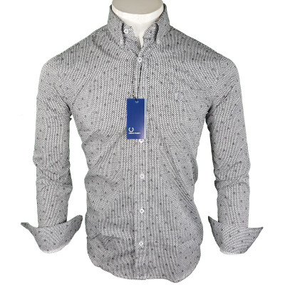 Camisa Fred Perry Hombre Gris Ref.2145