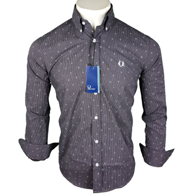Camisa Fred Perry Hombre Negra Ref.2146
