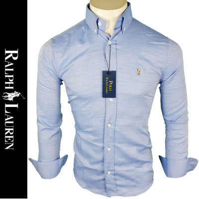 Camisa R.L. Hombre Azul Ref.2662