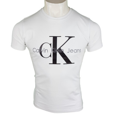 Camiseta Calvin Klein Hombre Blanca Ref.5079