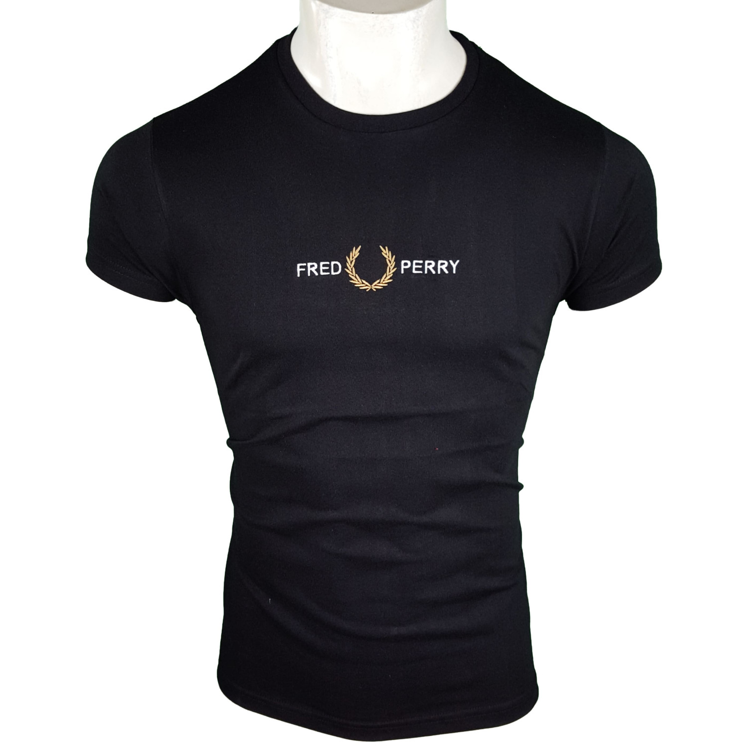 Camiseta Fred Perry Hombre Negra Ref.2159