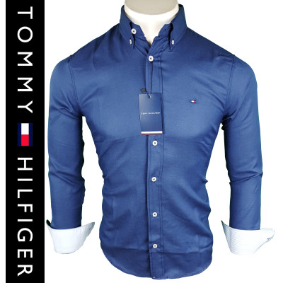 Camisa T. Hombre Azul Marino Ref.4635