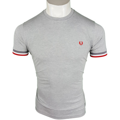 Camiseta Fred Perry Hombre Gris Ref.2164