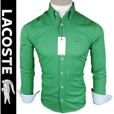 Camisa Lac. Hombre Verde Ref.12302