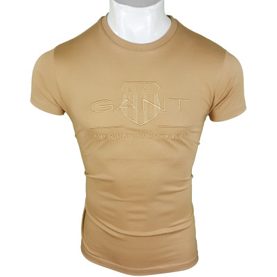 Camiseta Gant Hombre Marrón Ref.3387