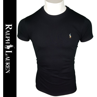 Camiseta R.L. Hombre Negra Ref.2688